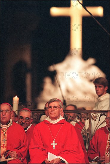 10/11/1997. Portrait of Mgr Di Falco accused of having sexually abused a boy from 1972 to 1975