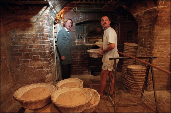 04/00/1998. Famous French baker Lionel Poilane