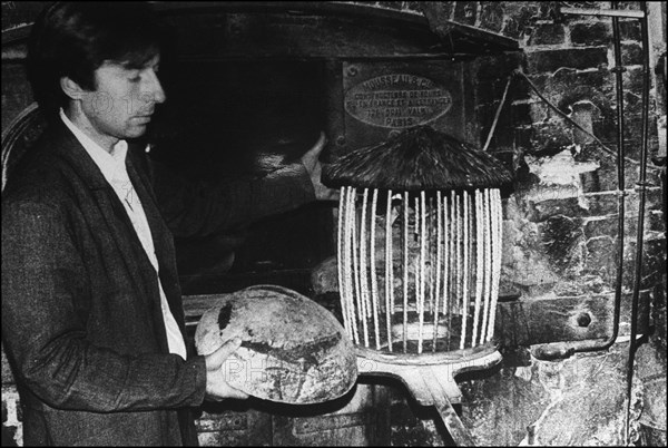 04/00/1998. Famous French baker Lionel Poilane