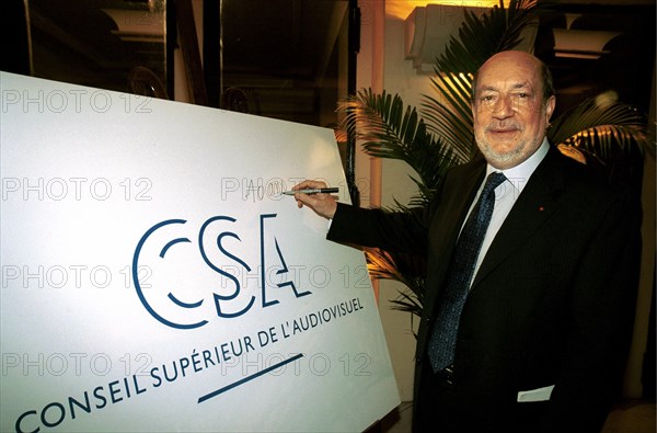 25/01/1999. PARIS: LES 10 ANS DU CSA