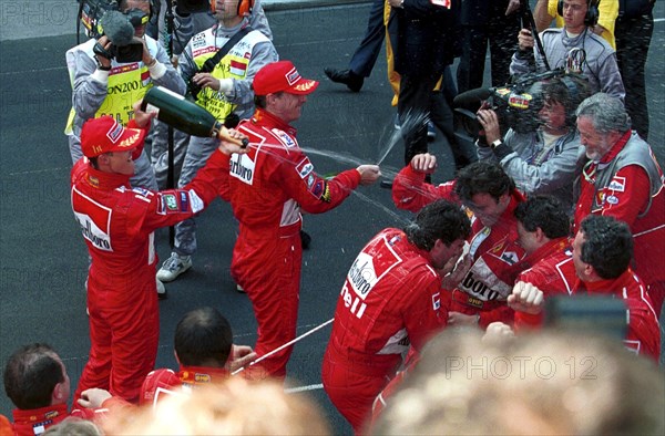 MONACO. MAY 16 TH /1999. MICHAEL SCHUMACHER WINS FORMULA ONE GP OF MONACO