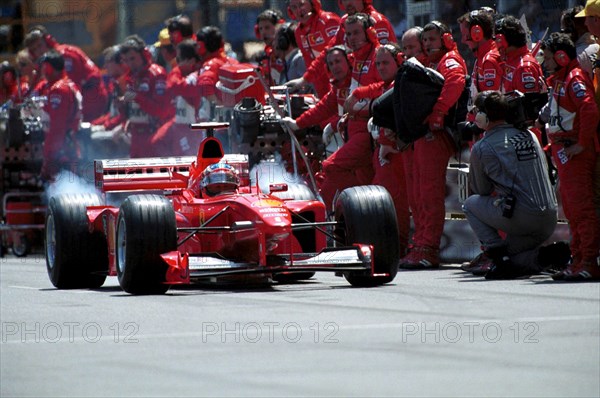 MONACO. MAY 16 TH /1999. MICHAEL SCHUMACHER WINS FORMULA ONE GP OF MONACO