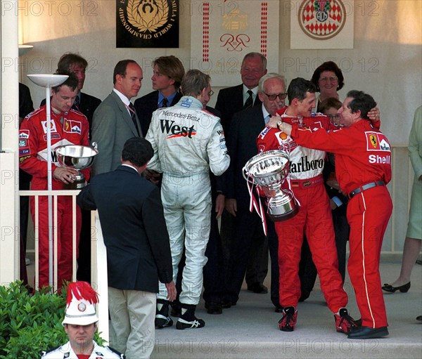 MONACO. MAY 16 TH /1999. MICHAEL SCHUMACHER WINS FORMULA ONE GP OF MONACO