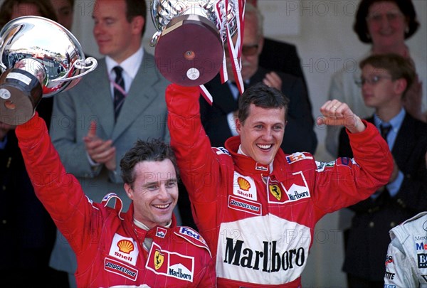 MONACO. MAY 16 TH /1999. MICHAEL SCHUMACHER WINS FORMULA ONE GP OF MONACO