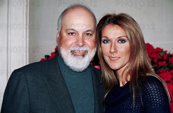 CELINE DION AND HUSBAND RENE ANGELIL IN PARIS