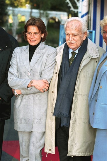 PRINCE RAINIER AND PRINCESS STEPHANIE AT THE 24TH CIRCUS FESTIVAL