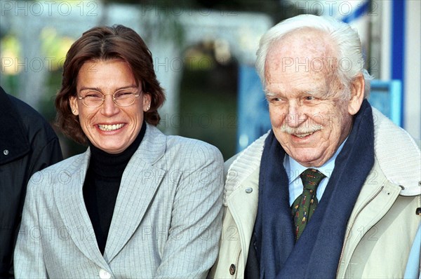 PRINCE RAINIER AND PRINCESS STEPHANIE AT THE 24TH CIRCUS FESTIVAL