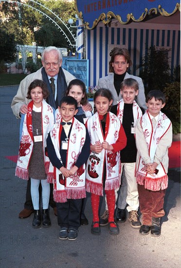 PRINCE RAINIER AND PRINCESS STEPHANIE AT THE 24TH CIRCUS FESTIVAL