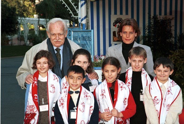 PRINCE RAINIER AND PRINCESS STEPHANIE AT THE 24TH CIRCUS FESTIVAL