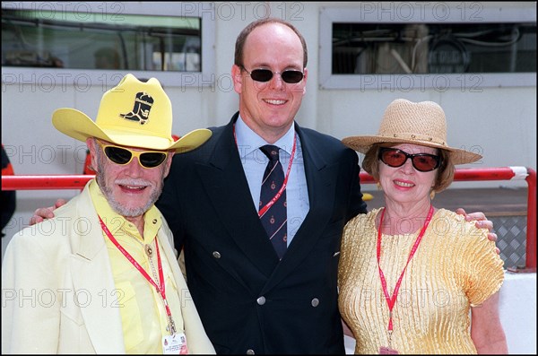 06/03/2000. People at the formula one grand prix in Monaco.