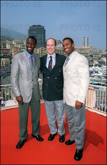 06/03/2000. People at the formula one grand prix in Monaco.