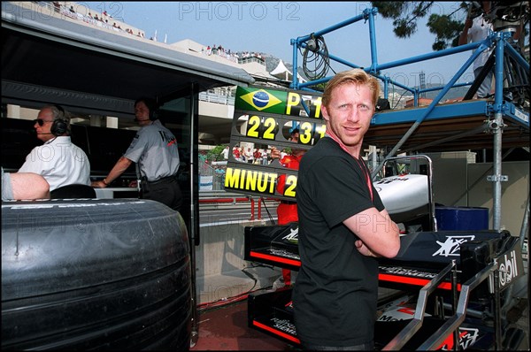 06/03/2000. People at the formula one grand prix in Monaco.