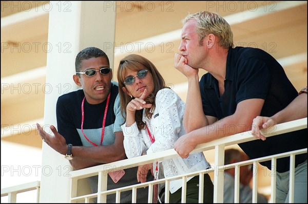 06/03/2000. People at the formula one grand prix in Monaco.