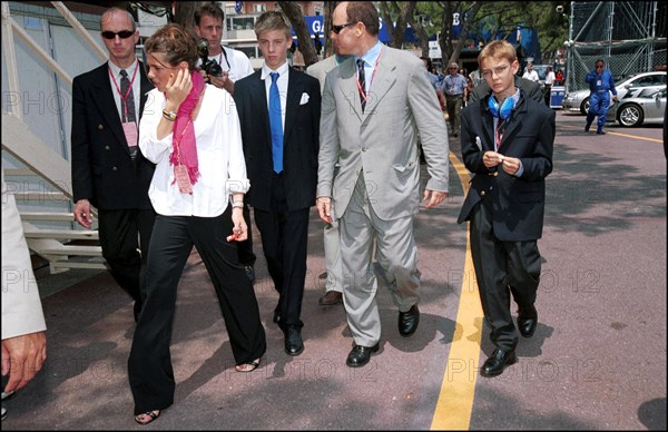 06/04/2000. The family of Monaco at the formula one grand prix of Monaco.