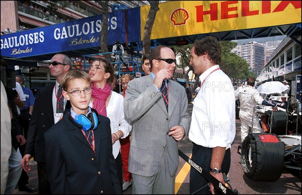 06/04/2000. The family of Monaco at the formula one grand prix of Monaco.