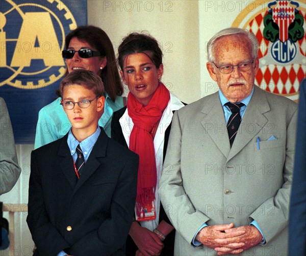 06/04/2000. The family of Monaco at the formula one grand prix of Monaco.