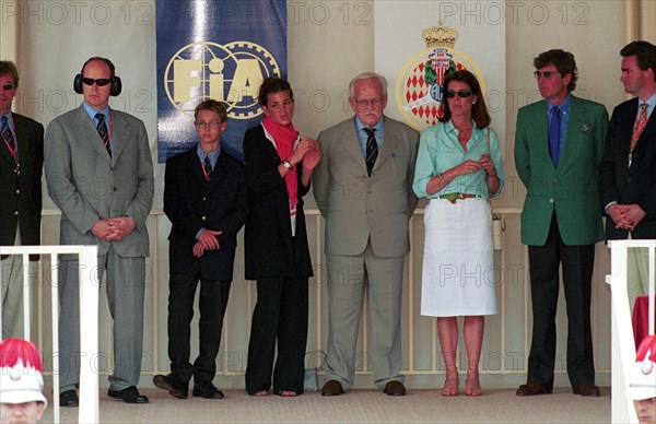 06/04/2000. The family of Monaco at the formula one grand prix of Monaco.