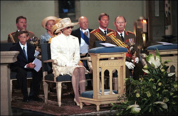 06/23/2000. Royal mass during the national day in Luxemburg.