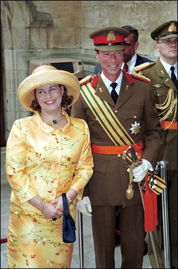 06/23/2000. Royal mass during the national day in Luxemburg.