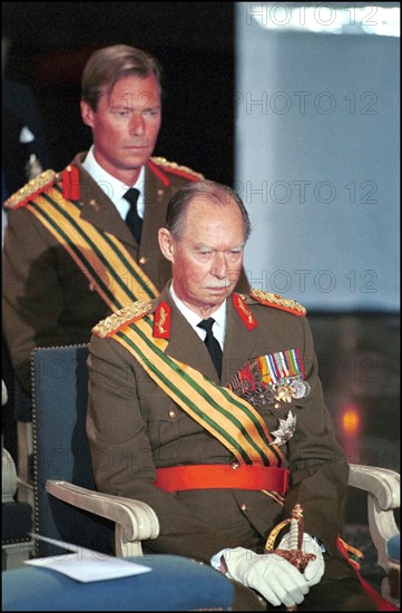 06/23/2000. Royal mass during the national day in Luxemburg.