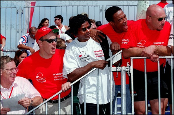 09/03/2000. Prince Albert at the bobsleigh world championship