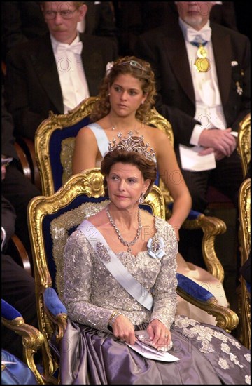 12/10/2000. Sweden Royal Family at the Nobel Ceremony.