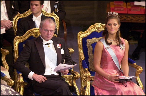 12/10/2000. Sweden Royal Family at the Nobel Ceremony.