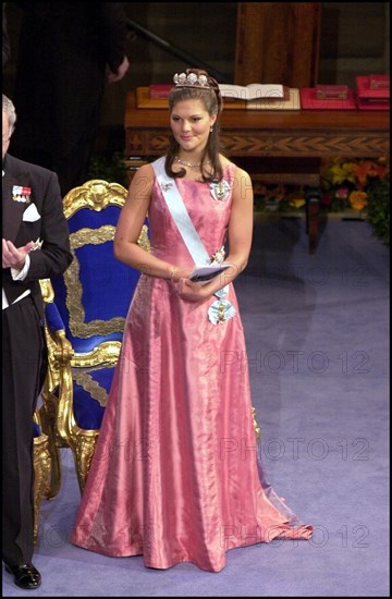 12/10/2000. Sweden Royal Family at the Nobel Ceremony.