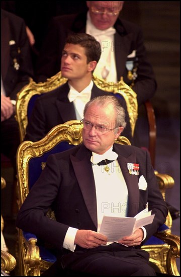 12/10/2000. Sweden Royal Family at the Nobel Ceremony.