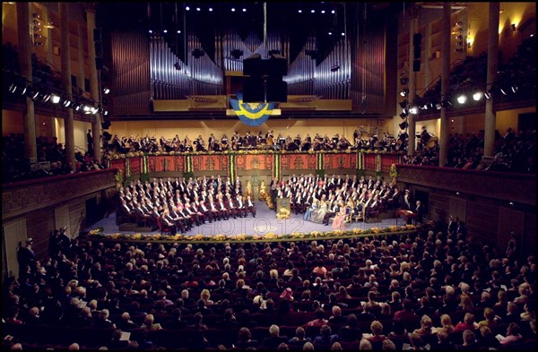 12/10/2000. Sweden Royal Family at the Nobel Ceremony.