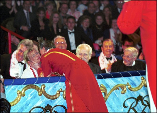 01/23/2001. The Monaco Circus Festival: prize ceremony.