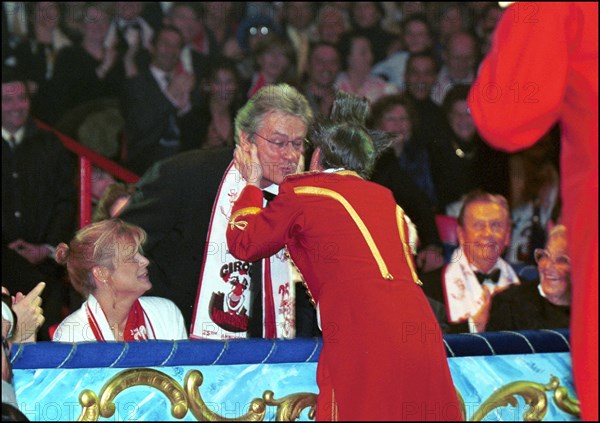 01/23/2001. The Monaco Circus Festival: prize ceremony.