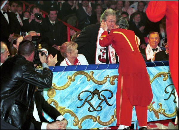 01/23/2001. The Monaco Circus Festival: prize ceremony.