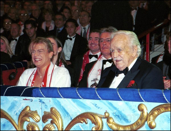 01/23/2001. The Monaco Circus Festival: prize ceremony.