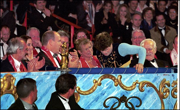 01/23/2001. The Monaco Circus Festival: awards ceremony.