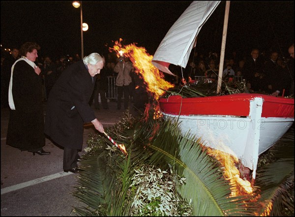 01/26/2001. Sainte-Devote celebration in Monaco.