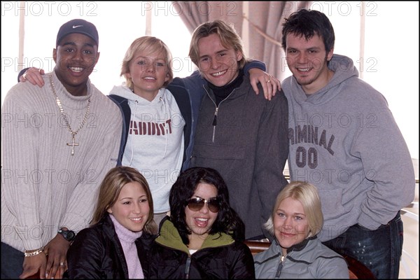 02/00/2001. Photo Call "S club 7" at Luchon festival