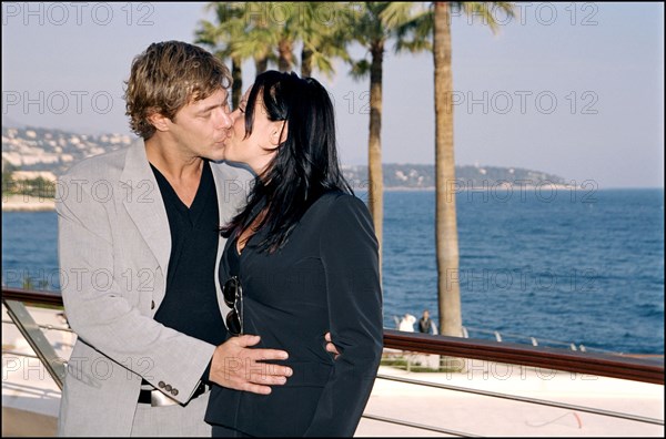 02/18/2001 Sven Martinek of "the Clown" and Judith Kernke at the Television Festival of Monte Carlo