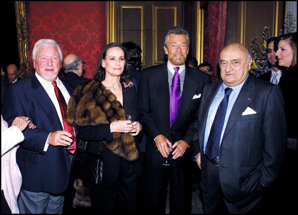 02/19/2001. Private party with Prince Albert of Monaco during 41st Monte-Carlo TV festival.