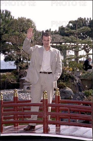 02/20/2001. 41st television festival of Monte Carlo: photocall David Brecourt.