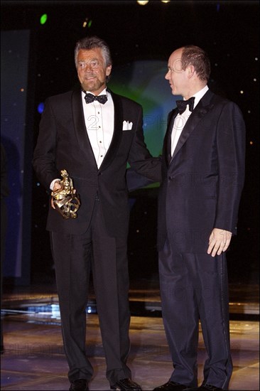 02/21/2001. 41st Monte Carlo TV festival awards ceremony.