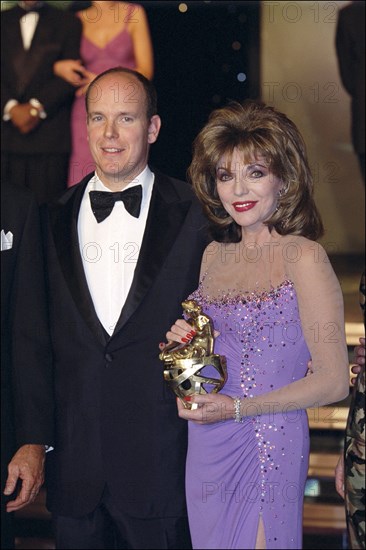 02/21/2001. 41st Monte Carlo TV festival awards ceremony.