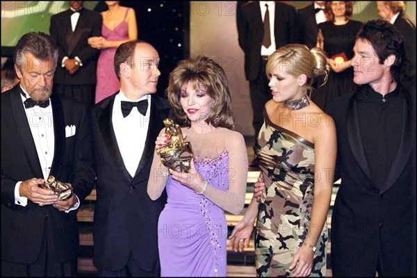 02/21/2001. 41st Monte Carlo TV festival awards ceremony.