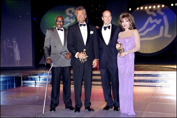 02/21/2001. 41st Monte Carlo TV festival awards ceremony.