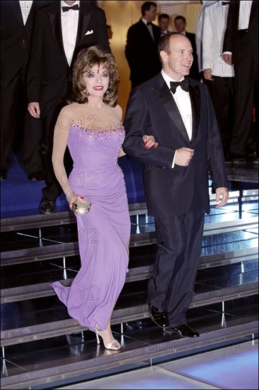 02/21/2001. 41st Monte Carlo TV festival awards ceremony.