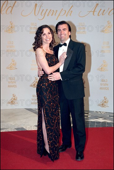 02/21/2001. 41st Monte Carlo TV festival awards ceremony.