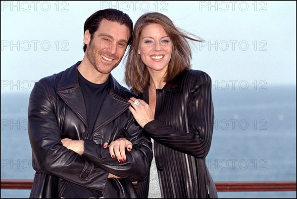 02/00/2001. Michael T Weiss, Andrea Parker and S.J Cannell at 41st Monte Carlo TV festival