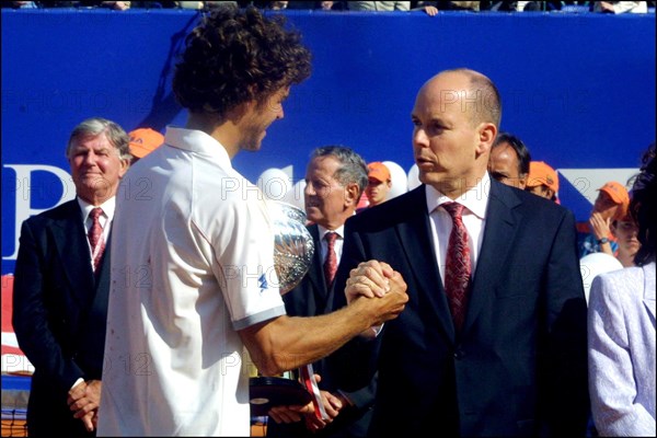 04/22/2001. Final tennis open of Monte Carlo.