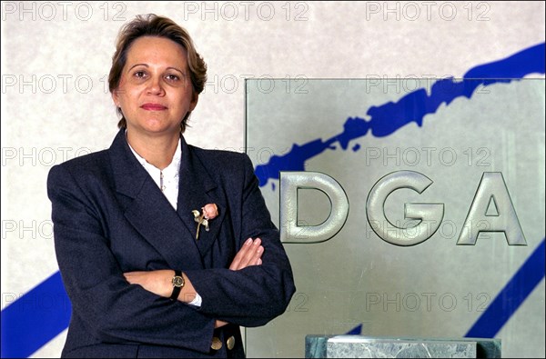 01/00/2001. General Edwige Bonnevie, DGA (Délégation Générale de l'Armement - general delegation for armament) general engineer.