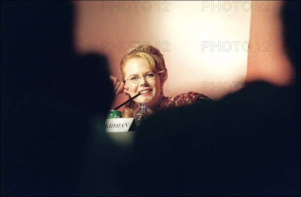 05/09/2001. 54th Cannes Film Festival: Press conference of "Moulin Rouge!".